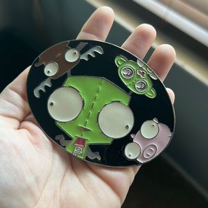 Gir Invader Zim Belt Buckle
